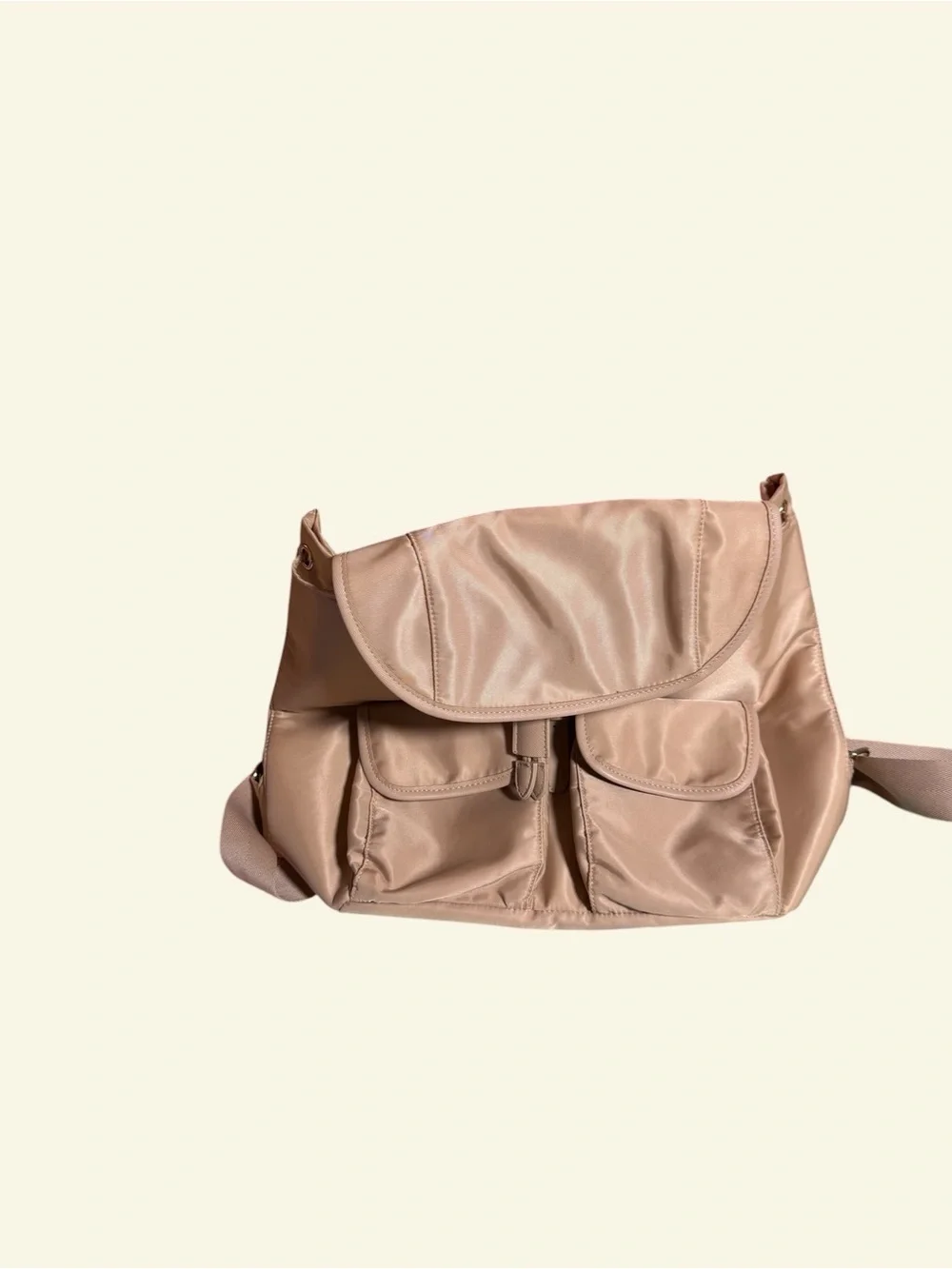 Year of Ours Everyday Nylon Backpack Tote in Dusty Rose